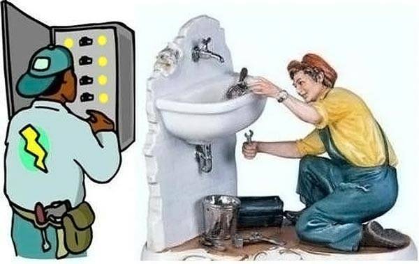 Die Kosten des Kostenvoranschlags müssen die Kosten spezialisierter Spezialisten wie Elektriker und Klempner umfassen