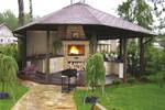 Pavillons mit Grill und Herd