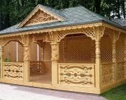 Do-it-yourself-Pavillon aus Holz Schritt für Schritt