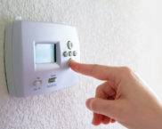 Termostater med lufttemperatursensor