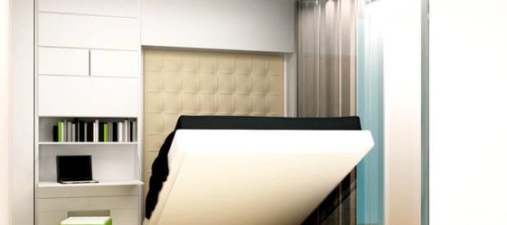 Transformatorbett für eine kleine Wohnung
