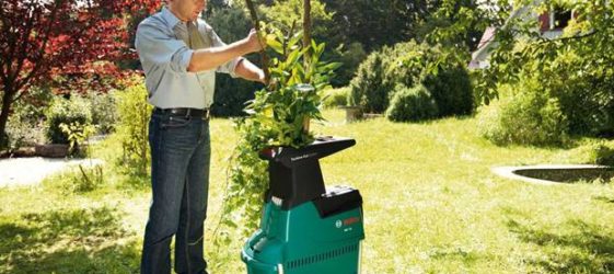 Elektrischer Gartenschredder