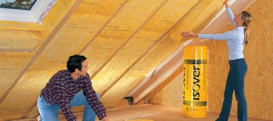 Isolierung des Dachbodens von innen, wenn das Dach bereits abgedeckt ist
