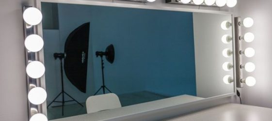 Beleuchteter Schminkspiegel