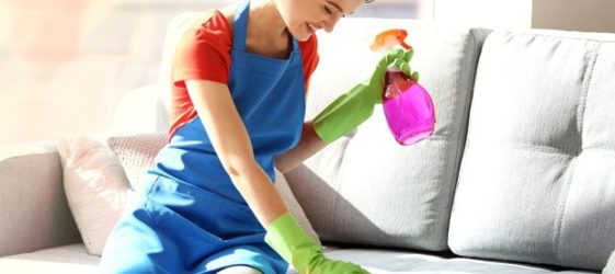 Sådan rengøres pletter uden sofa