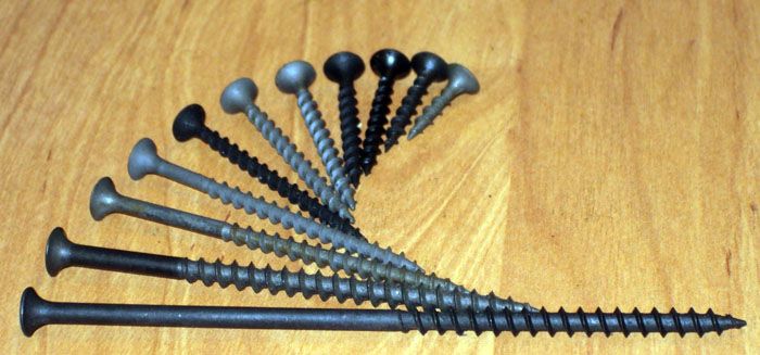 Tornillos autorroscantes para madera: medidas, tablas y precio