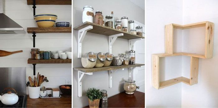 Wall shelves for kitchen