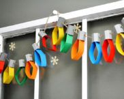 Girlandy DIY na nowy rok: zdjęcie