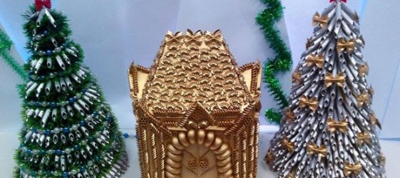 Drzewa do makaronu DIY