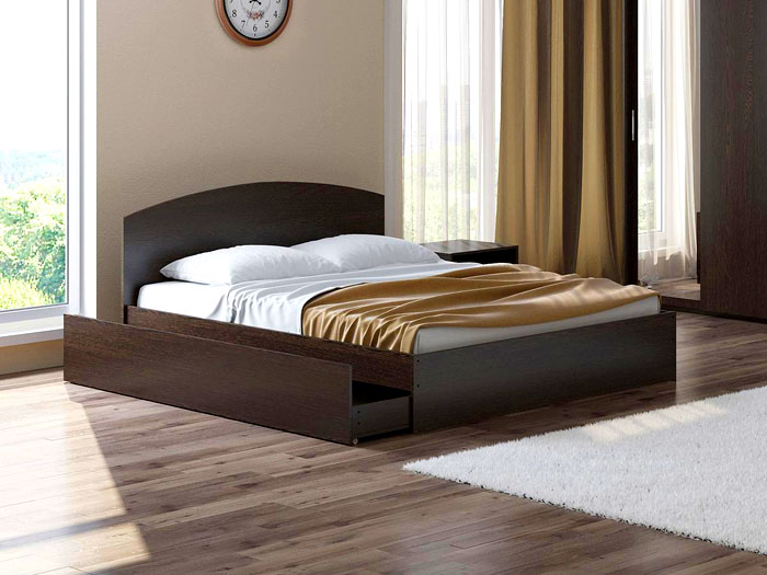 Det er ingen klager på kvaliteten, men du må være forberedt på at madrassen kjøpes separat, og selskapet produserer bare standardmodeller med dimensjoner 1670 × 2030 × 770 cm