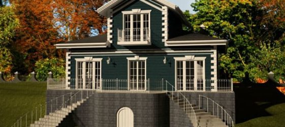 Haus mit Zwischengeschoss: Foto