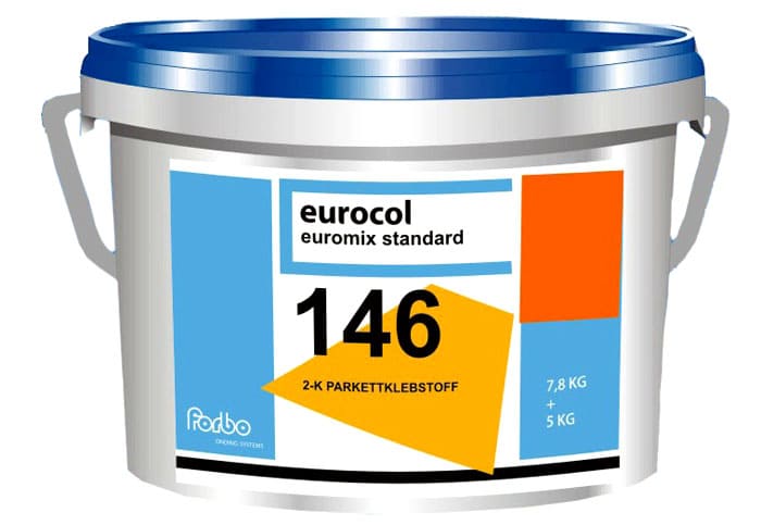 Polyurethanformuleringer er mere alsidige. De kan bruges både til fastgørelse af linoleum og til parket