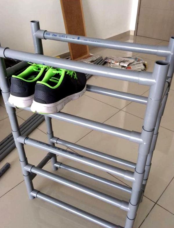 Tali disegni possono anche essere realizzati da artigiani domestici con tubi in PVC.