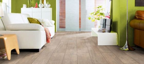 Linoleum unter Laminat: Foto