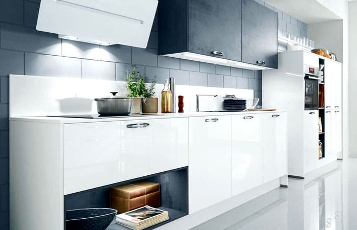 Everything is decided by the internal filling of cabinets and drawers, everything can be fit in one line