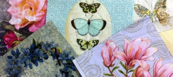 Tovallons per decoupage
