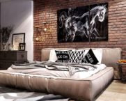 Schlafzimmer im Loft-Stil