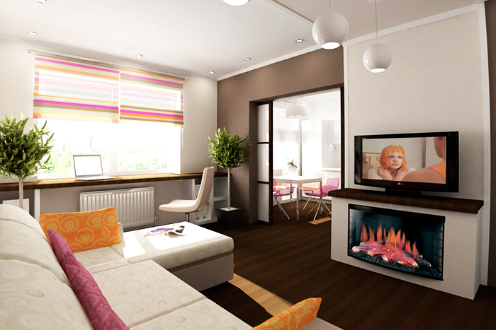 Design av en to-roms Khrushchev